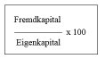 Verschuldungsgrad